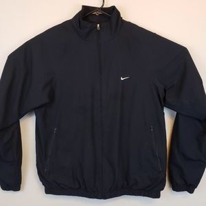 Nike athletic dept black windbreaker jacket